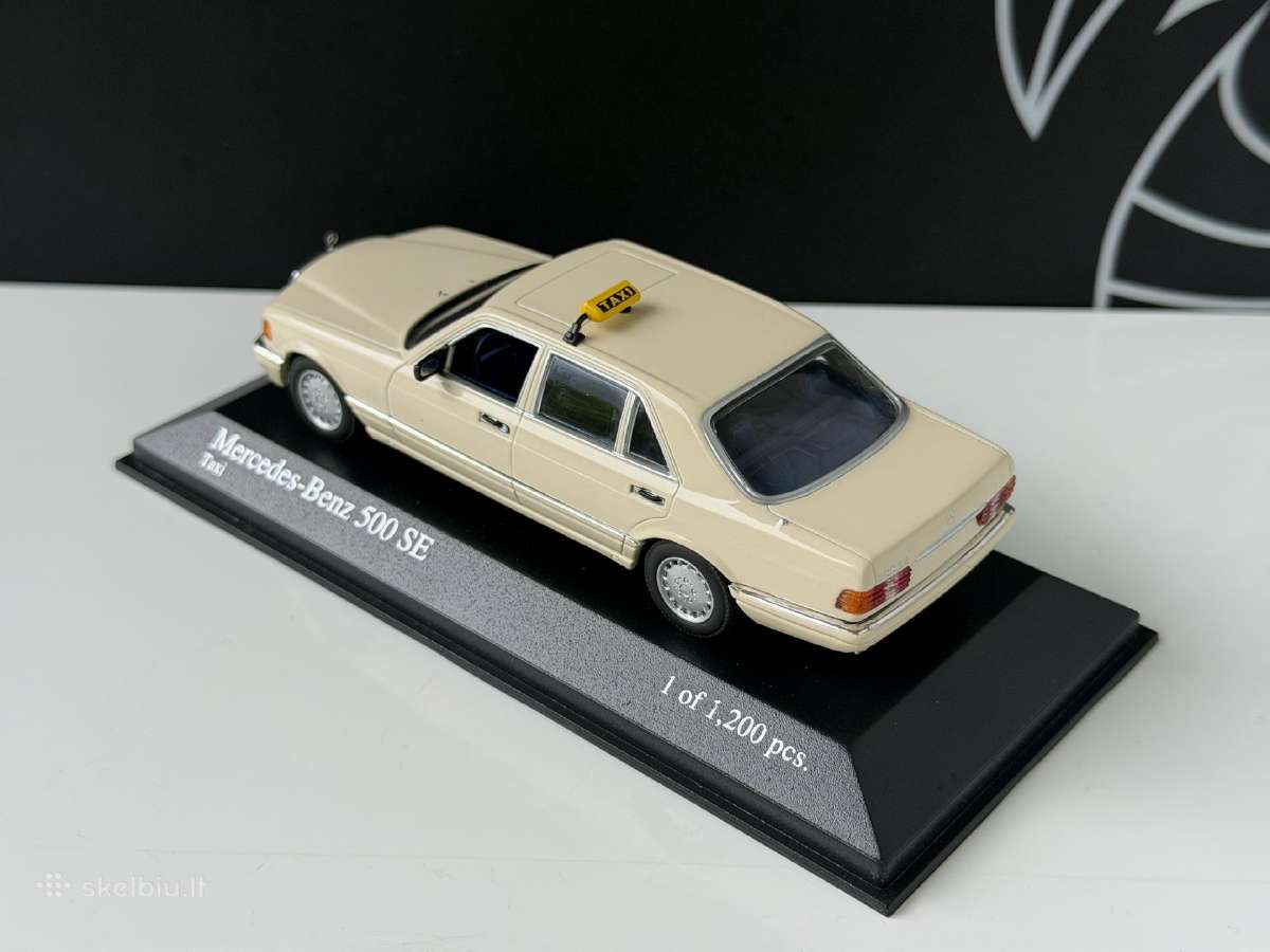 Mercedes Benz 500 Se Taxi 1:43 - nuotraukos Nr. 8