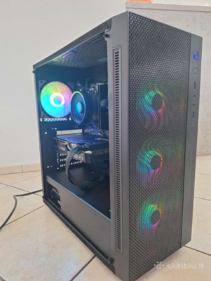 Gaming pc(r 5 5500/rtx 3070/16gb RAM/1tb SSD) - nuotraukos Nr. 2