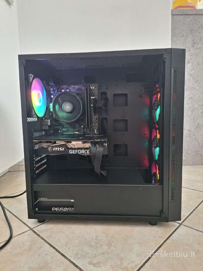 Gaming pc(r 5 5500/rtx 3070/16gb RAM/1tb SSD) - nuotraukos Nr. 3