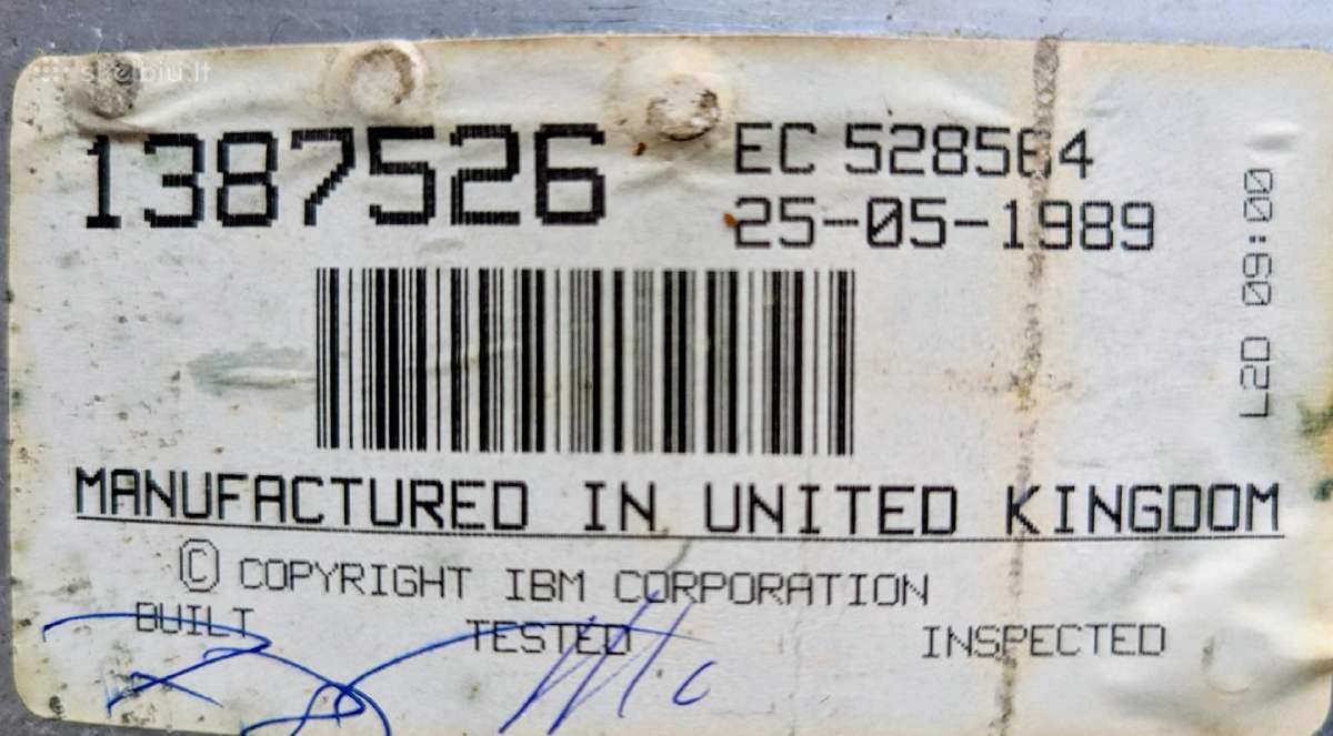 Ibm Model M mechaninė klaviatūra (1989 m) - nuotraukos Nr. 8