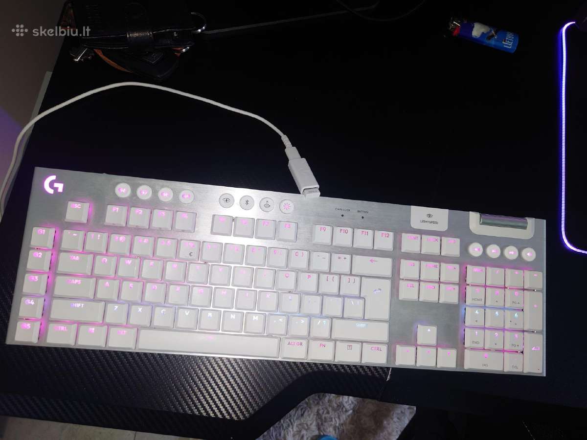Logitech g915 light speed. Belaide klaviatura - nuotraukos Nr. 3