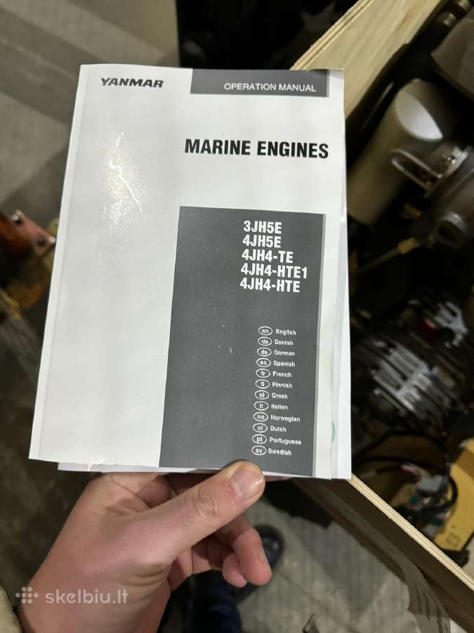 Katerio, jachtos variklis Yanmar, dyzelinis, 81 kw - nuotraukos Nr. 4