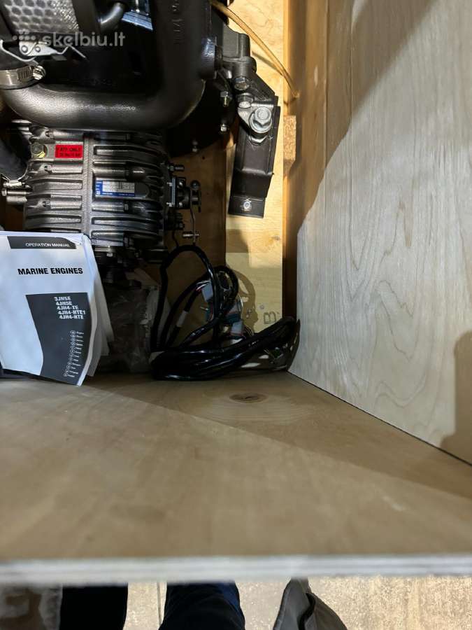 Katerio, jachtos variklis Yanmar, dyzelinis, 81 kw - nuotraukos Nr. 6