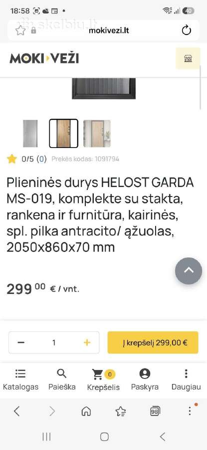 Metalinės durys - nuotraukos Nr. 4