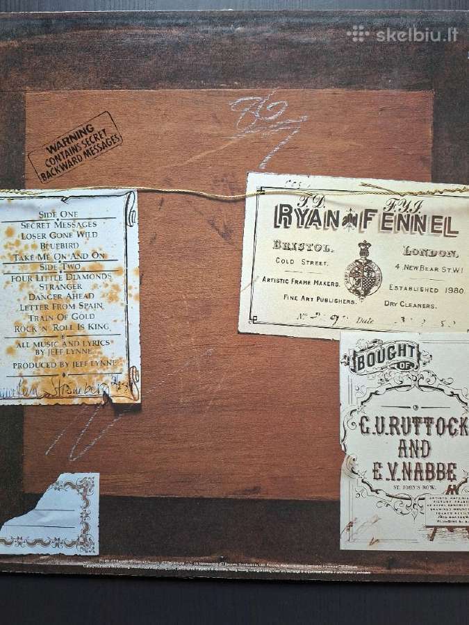 Elo 1983 "Secret Messages" - nuotraukos Nr. 2