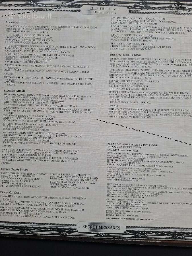 Elo 1983 "Secret Messages" - nuotraukos Nr. 3