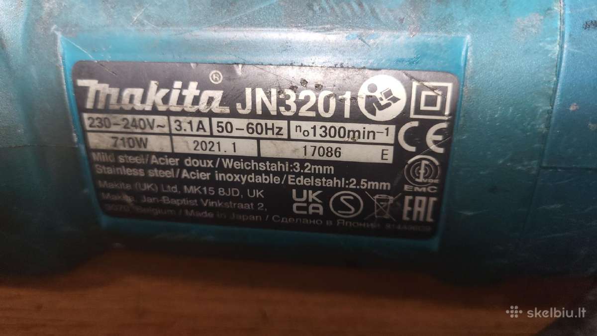 Skardos kirpimo žirklės makita nj3201 - nuotraukos Nr. 2