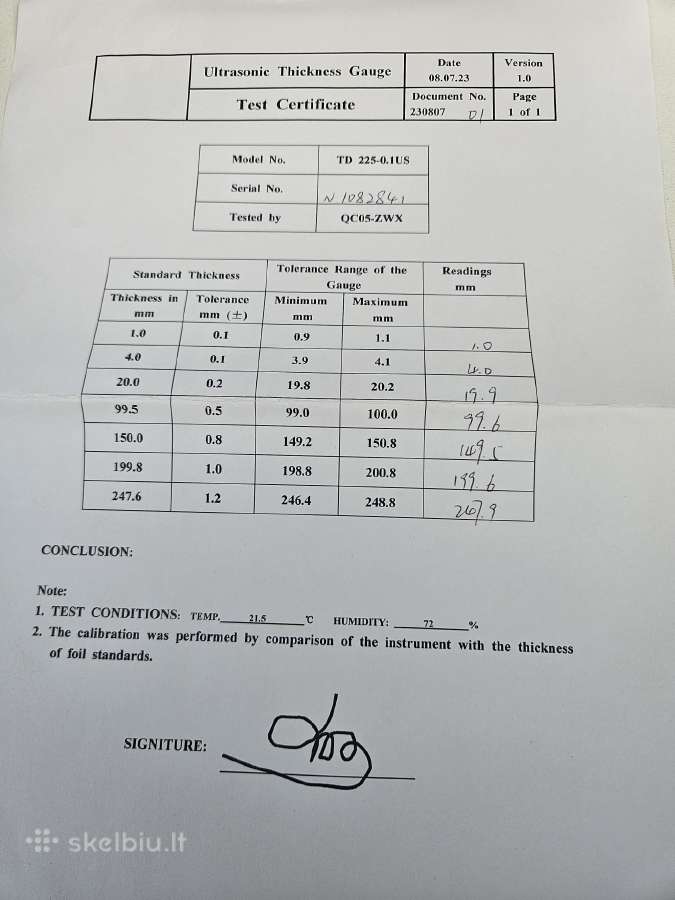 Sauter Td 225-0.1us - ultragarsinis matuoklis - nuotraukos Nr. 3