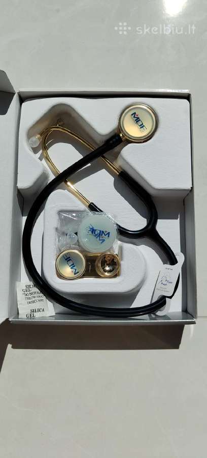 Mdf Procardial 797ddk stetoskopas 22k Gold/black - nuotraukos Nr. 3