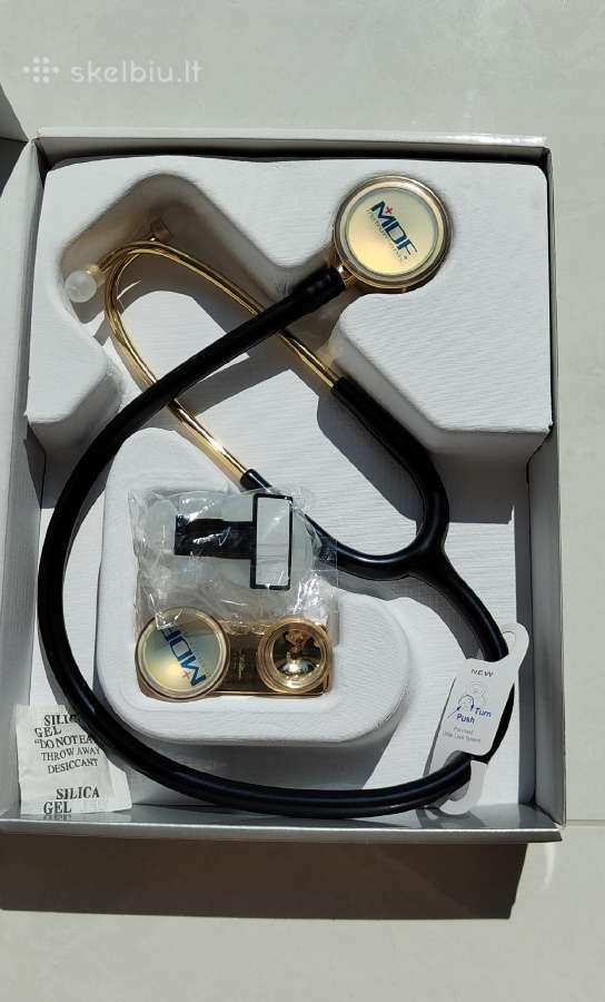 Mdf Procardial 797ddk stetoskopas 22k Gold/black - nuotraukos Nr. 4