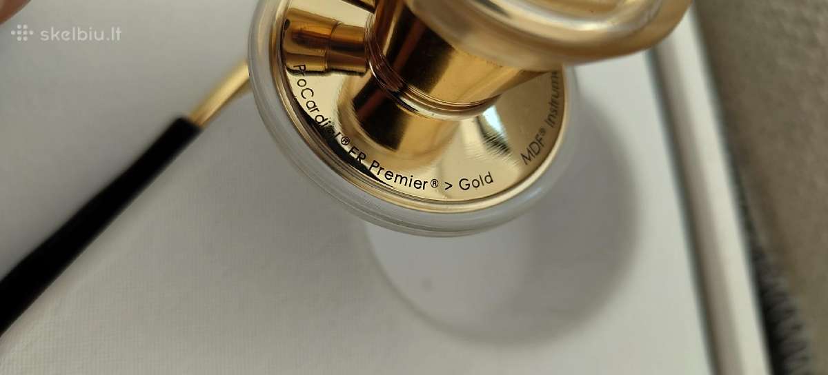 Mdf Procardial 797ddk stetoskopas 22k Gold/black - nuotraukos Nr. 5