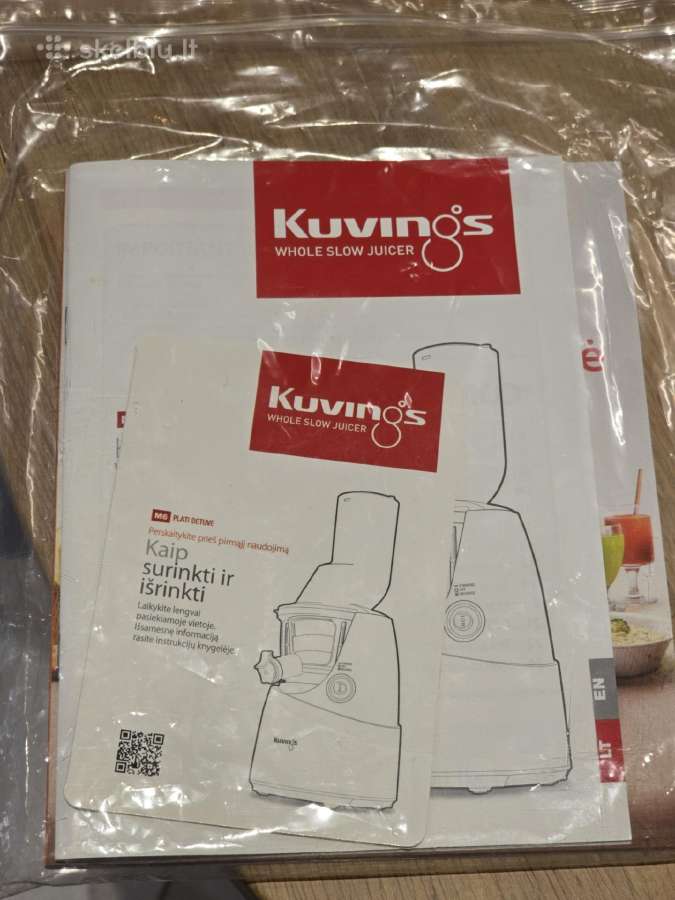 Kuvigs lėta-eigė sulčiaspaudė - nuotraukos Nr. 3