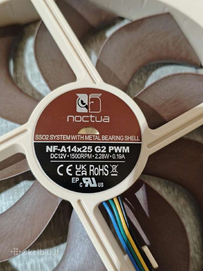 Nf-a14x25 G2 Pwm 4vnt + Fan Hub - nuotraukos Nr. 3