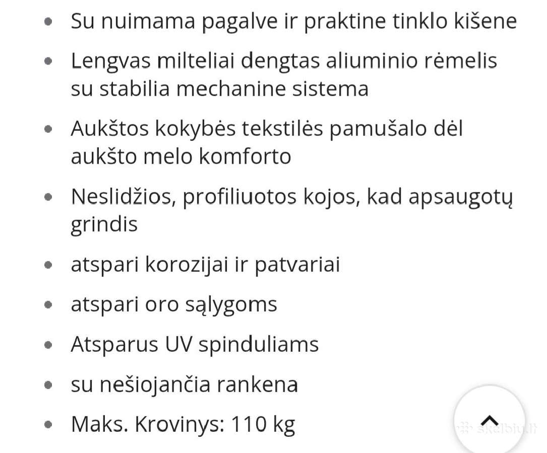 Naujas aliumininis gultas - nuotraukos Nr. 6