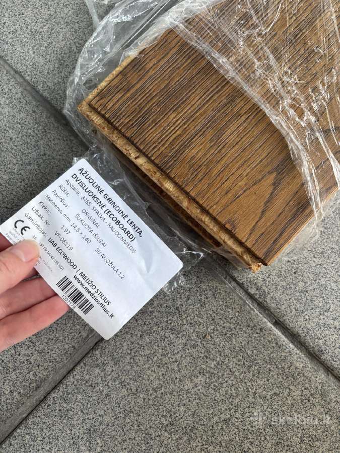 Ąžuolinio parketo likučiai - nuotraukos Nr. 3