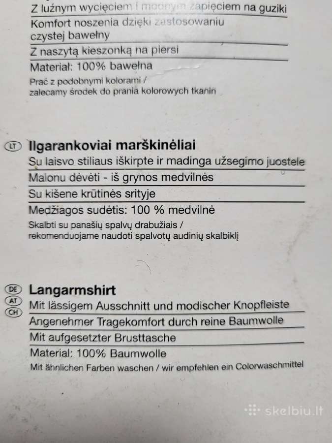 Trikotažiniai marškiniai - nuotraukos Nr. 3