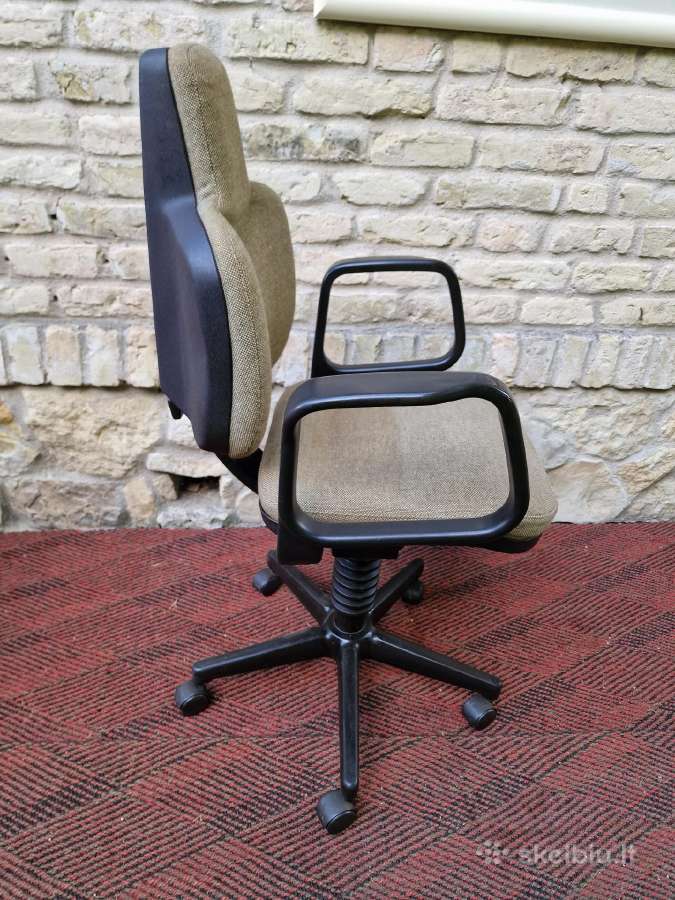 Vintažinė mid century autorinė darbo kėdė - nuotraukos Nr. 2