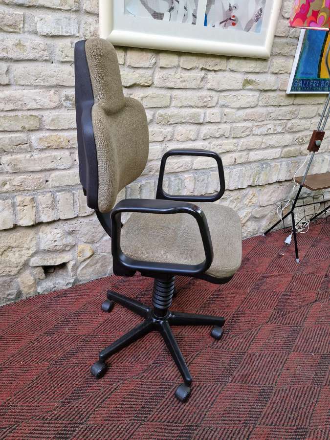 Vintažinė mid century autorinė darbo kėdė - nuotraukos Nr. 9