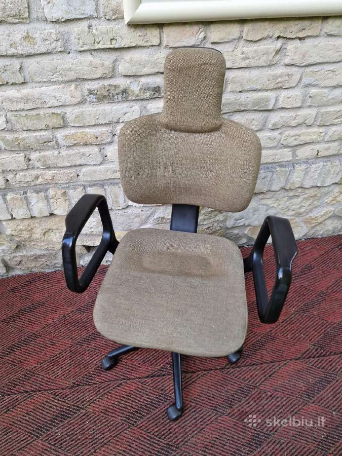 Vintažinė mid century autorinė darbo kėdė - nuotraukos Nr. 10