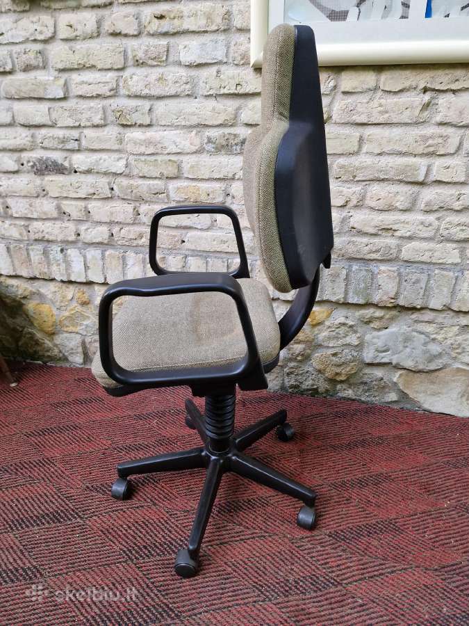 Vintažinė mid century autorinė darbo kėdė - nuotraukos Nr. 15