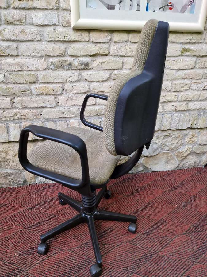Vintažinė mid century autorinė darbo kėdė - nuotraukos Nr. 16