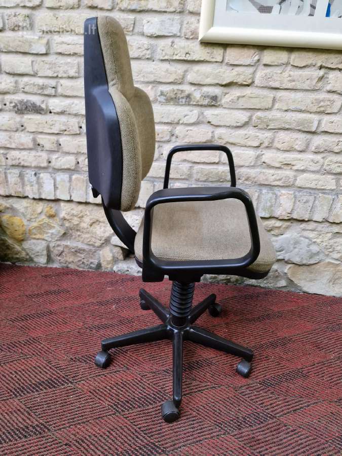 Vintažinė mid century autorinė darbo kėdė - nuotraukos Nr. 18