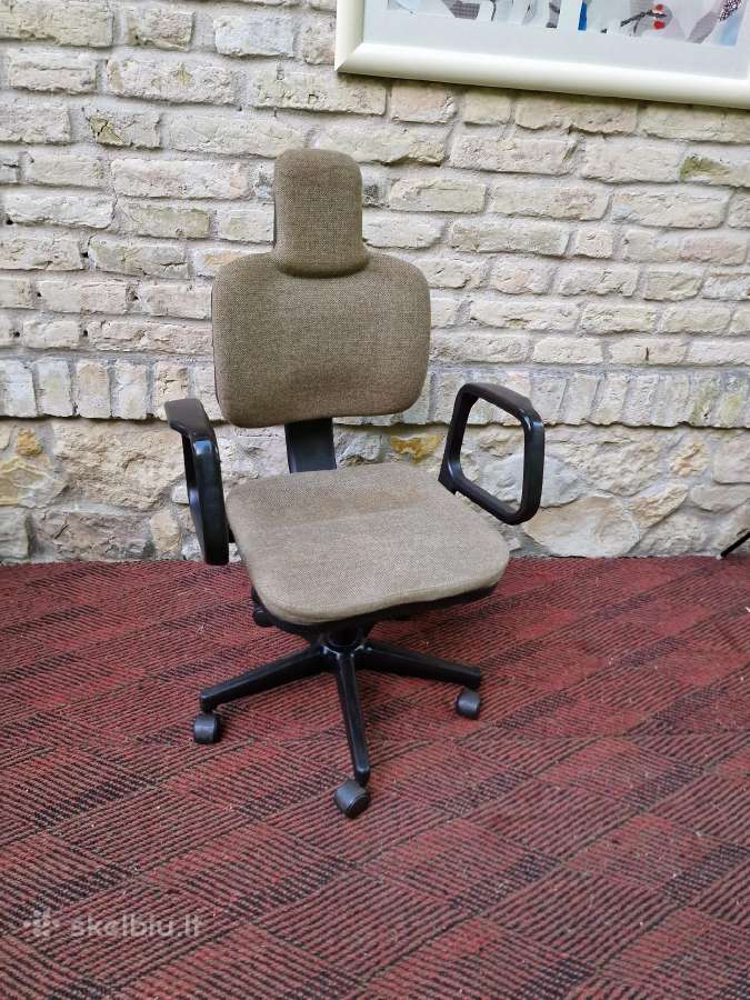 Vintažinė mid century autorinė darbo kėdė - nuotraukos Nr. 22