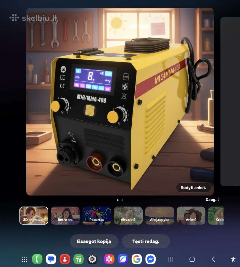Suvirinimo aparatas Pusautomatis Kempas+mma+tiglif - nuotraukos Nr. 20