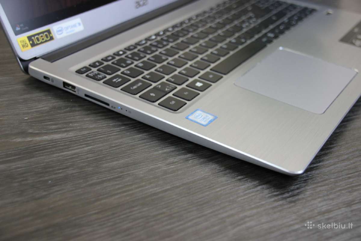 Acer Swift i7 16gb SSD+HDD fullhd ips - nuotraukos Nr. 6