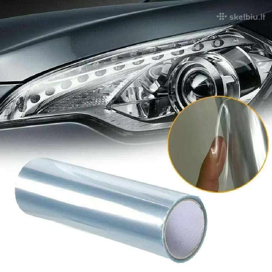 Skaidri automobilio žibintų apsauginė plėvelė - nuotraukos Nr. 2