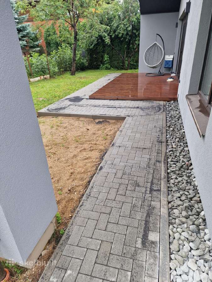 Kokybiškas trinkelių klojimas - nuotraukos Nr. 35