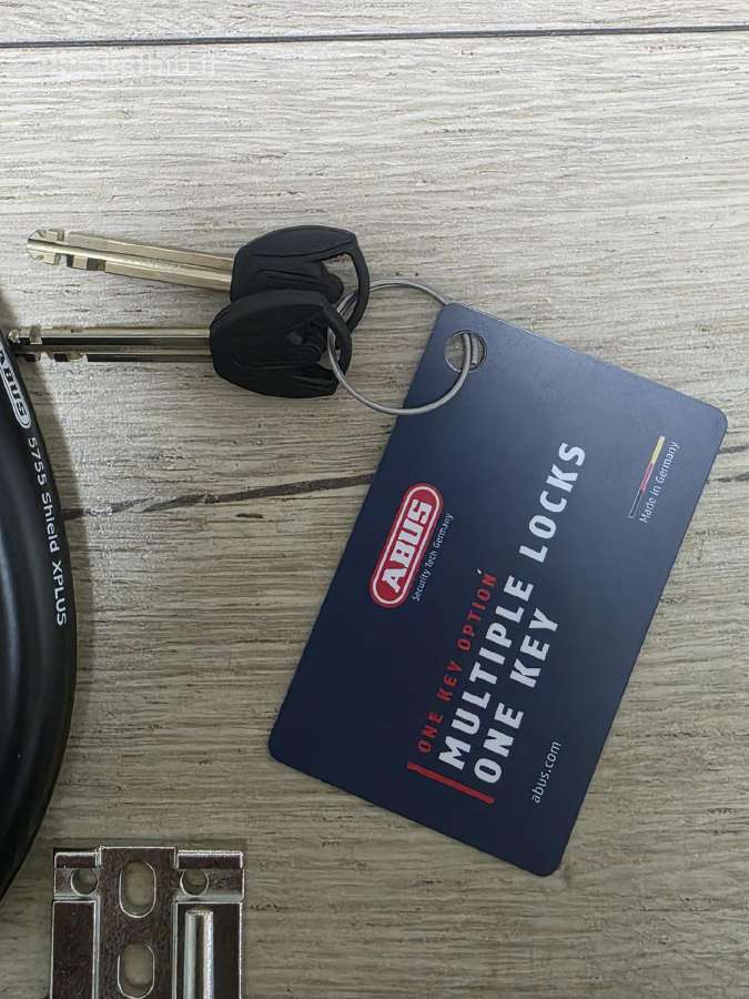 Naujas spynos komplektas Abus Shield Xplus 5755l R - nuotraukos Nr. 2