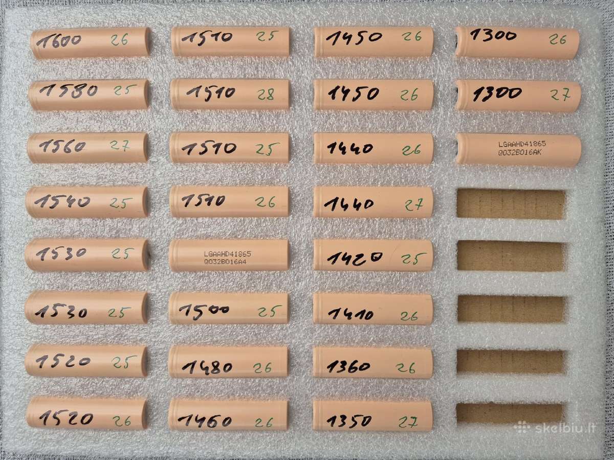 Testuotos Li-ion celės nuo 0,20 eur - nuotraukos Nr. 4