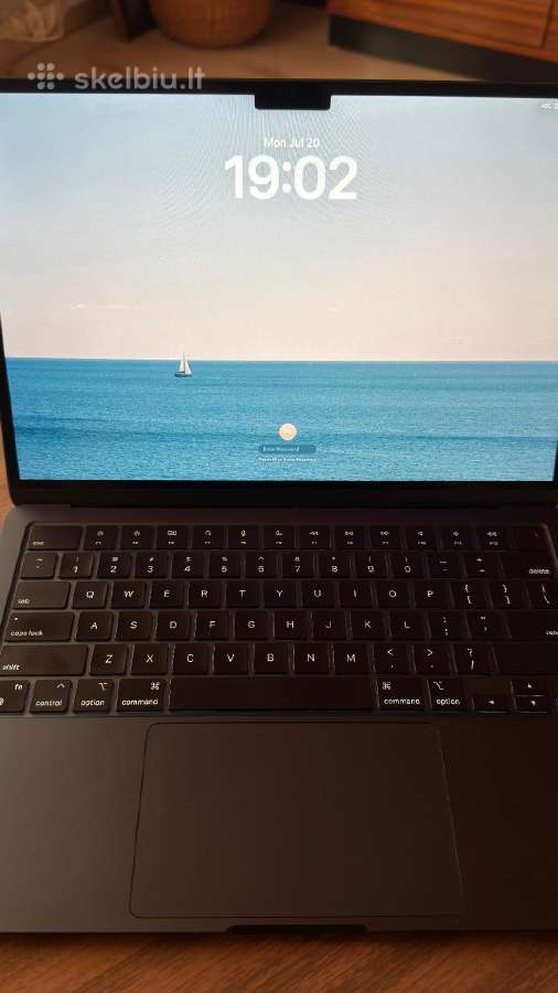 Apple MacBook Air 13.6 M2 (8 GB/256 GB) – Midnight - nuotraukos Nr. 3