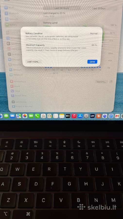 Apple MacBook Air 13.6 M2 (8 GB/256 GB) – Midnight - nuotraukos Nr. 4