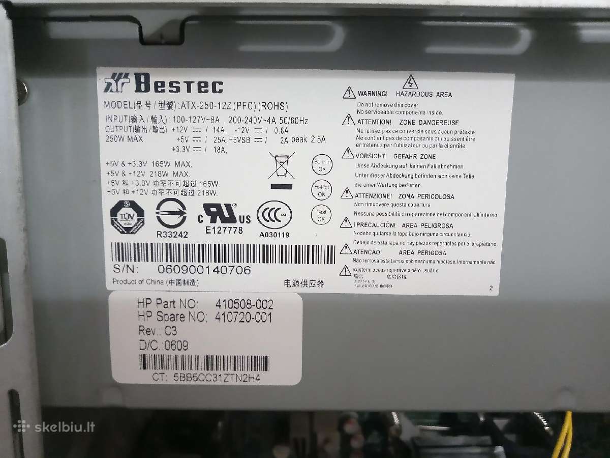 Atiduodamas Uz 10eur i7-860 Pc su 250gb_hdd - nuotraukos Nr. 6