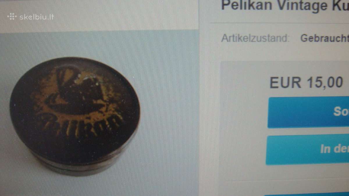 Vokiška vintažinė Pelican dėžutė - nuotraukos Nr. 4