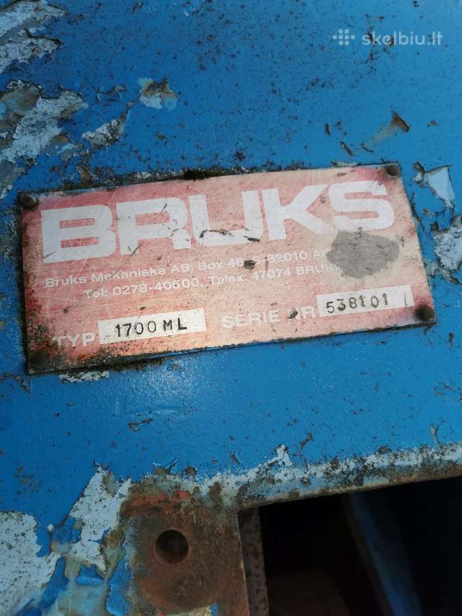 Bruks 1700 Ml būgninis medienos smulkintuvas - nuotraukos Nr. 5