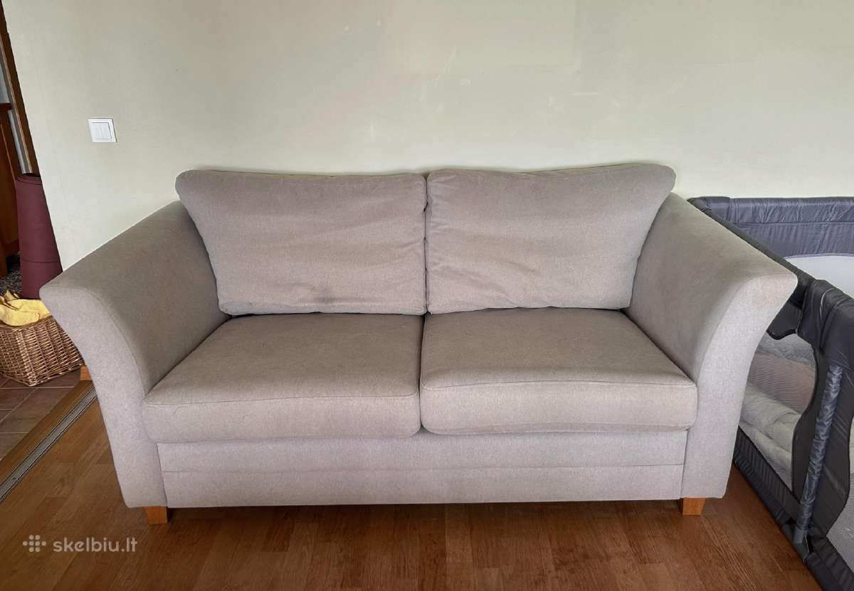 Dvivietė tvirta sofa - nuotraukos Nr. 2