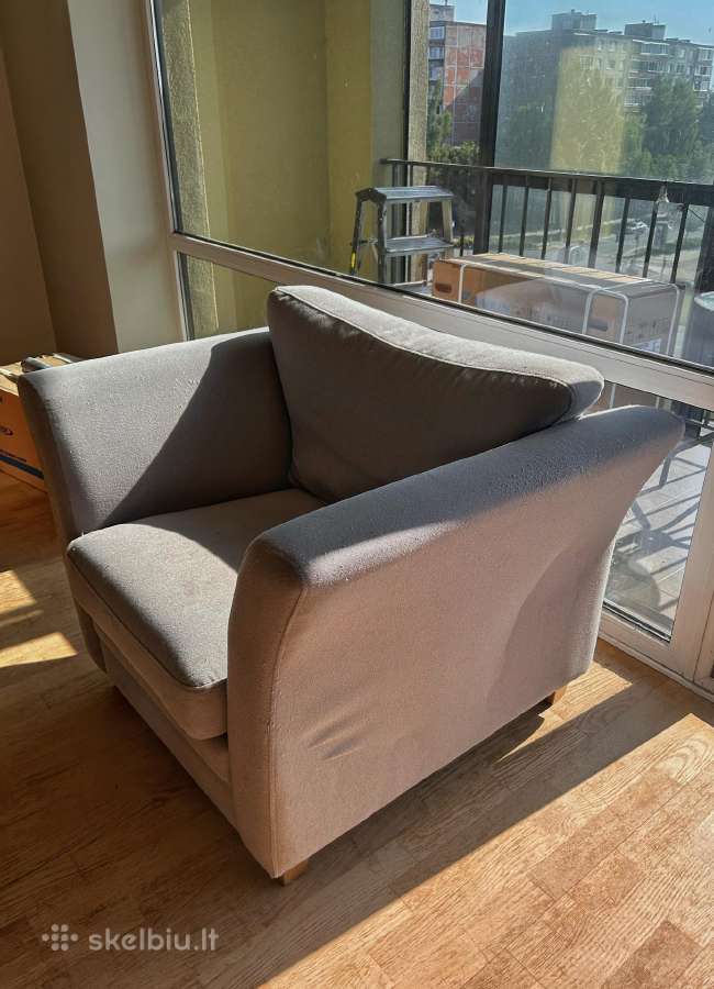 Dvivietė tvirta sofa - nuotraukos Nr. 3