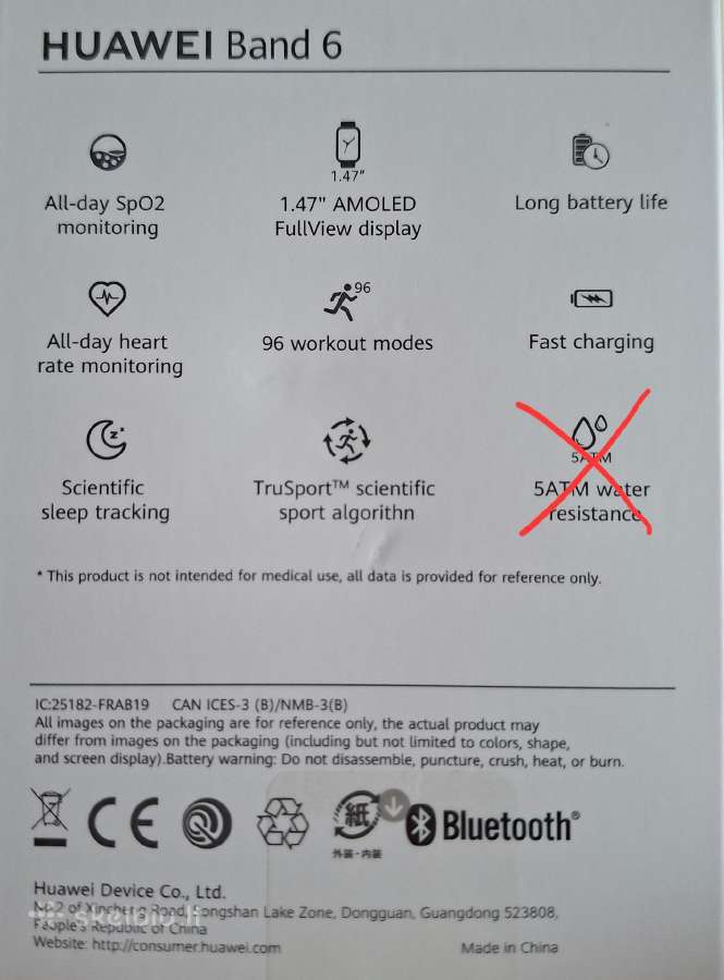 Huawei Band 6 išmanioji apyrankė su priedais - nuotraukos Nr. 8