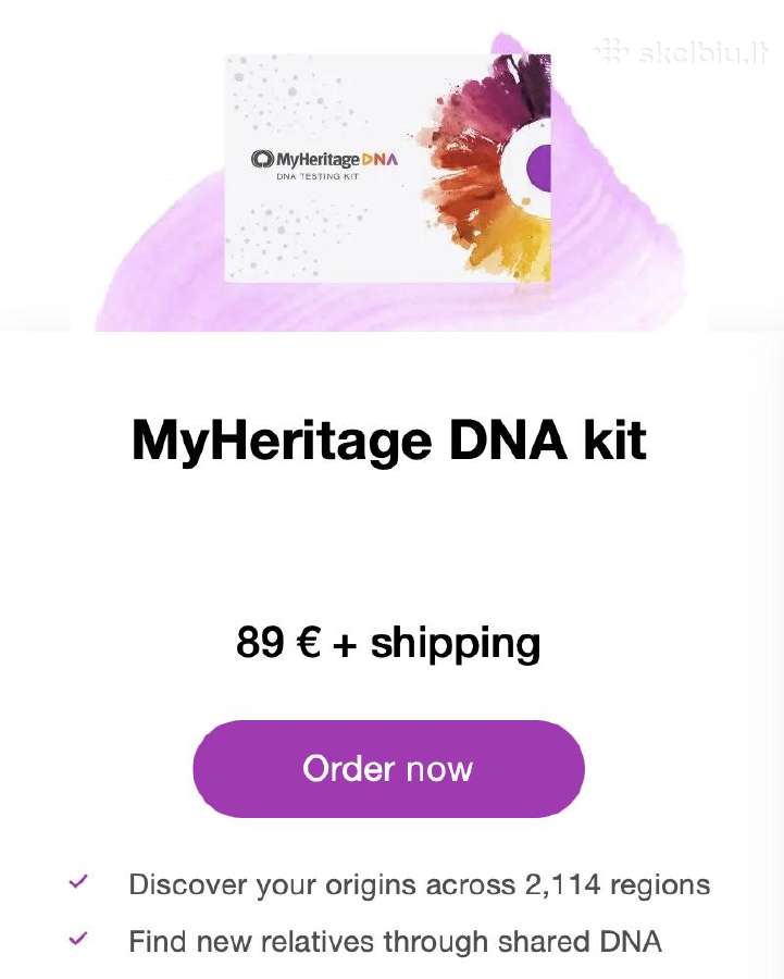 Myheritage Dnr testas - nuotraukos Nr. 2