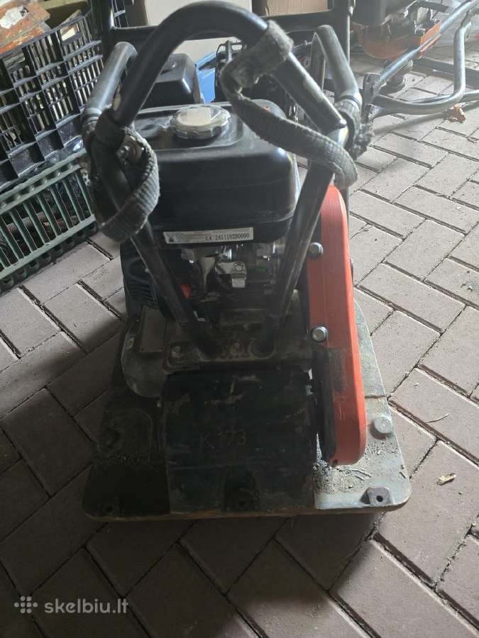 Vibroplokštė Husqvarna 130 kg - nuotraukos Nr. 2