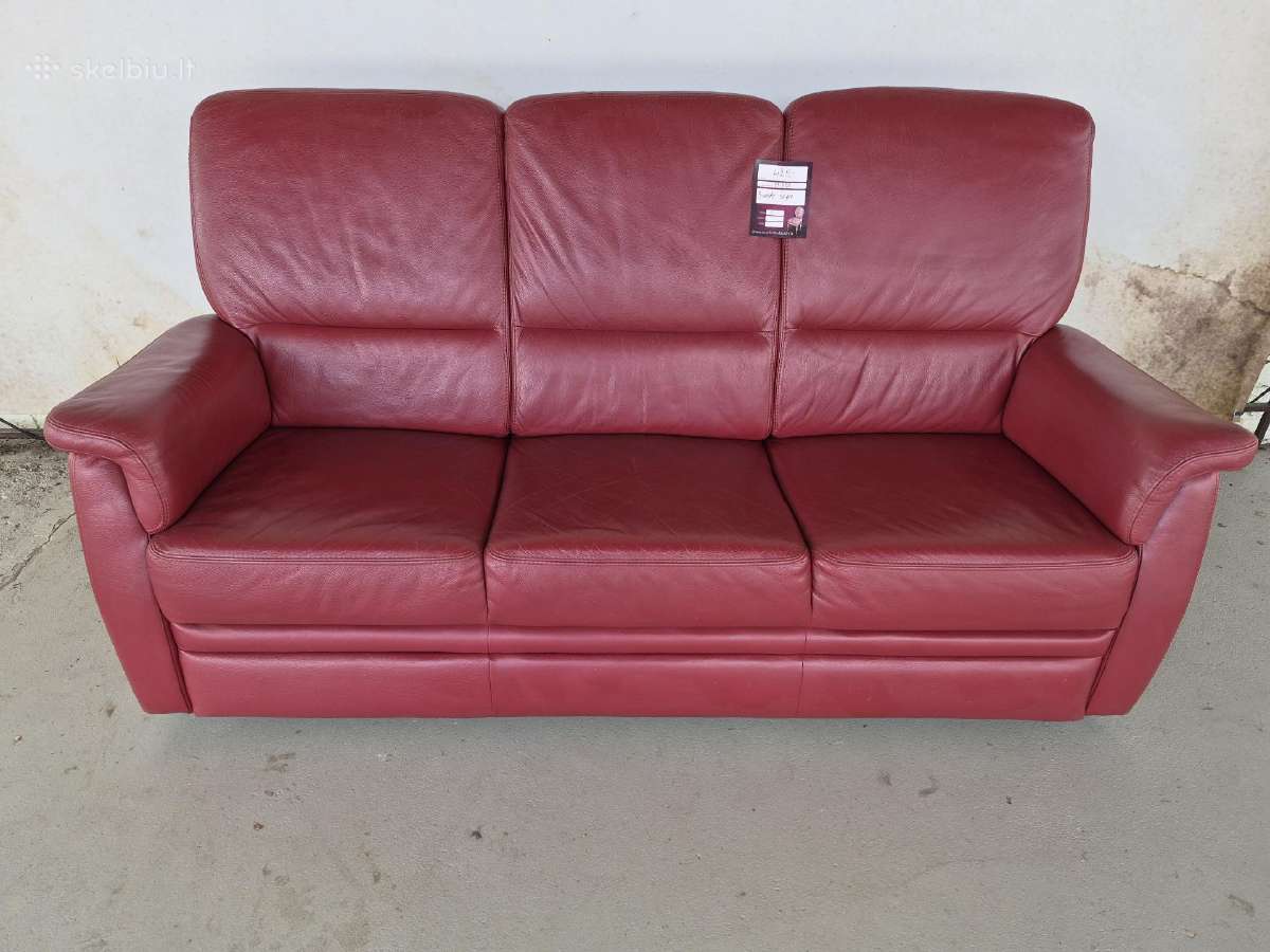 Odinė sofa - nuotraukos Nr. 2