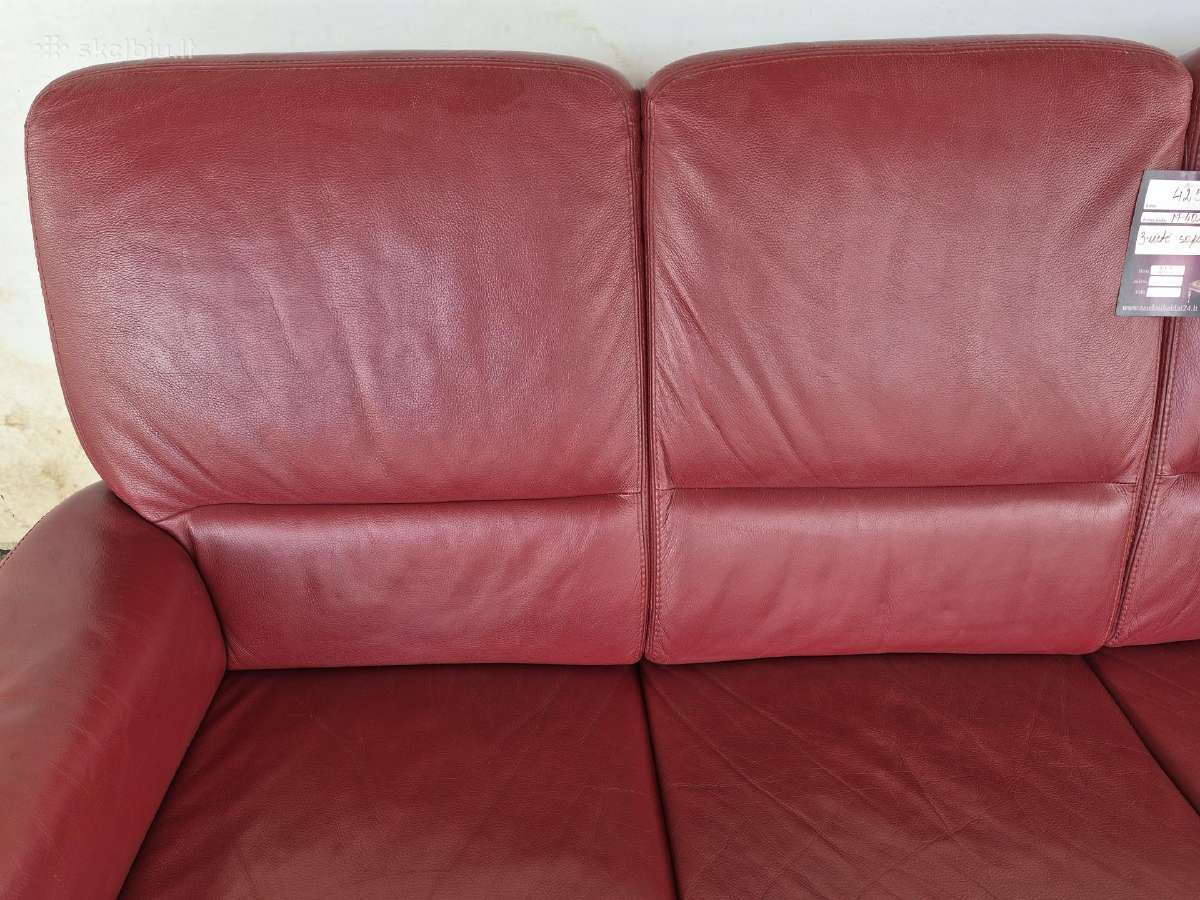 Odinė sofa - nuotraukos Nr. 3