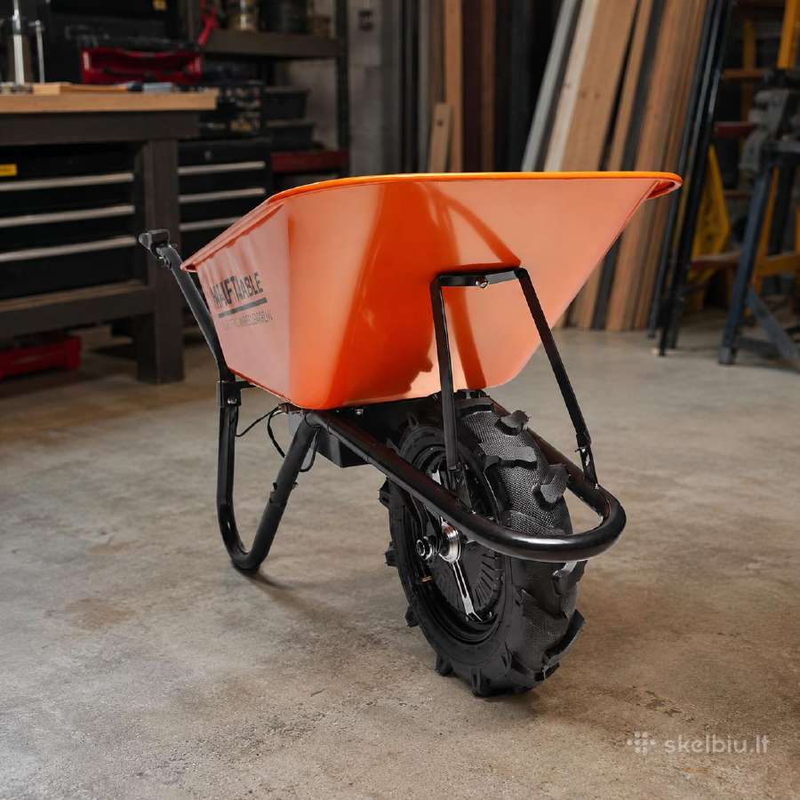 Akumuliatorinis karutis 24v 12ah 80 l, 150 kg - nuotraukos Nr. 5