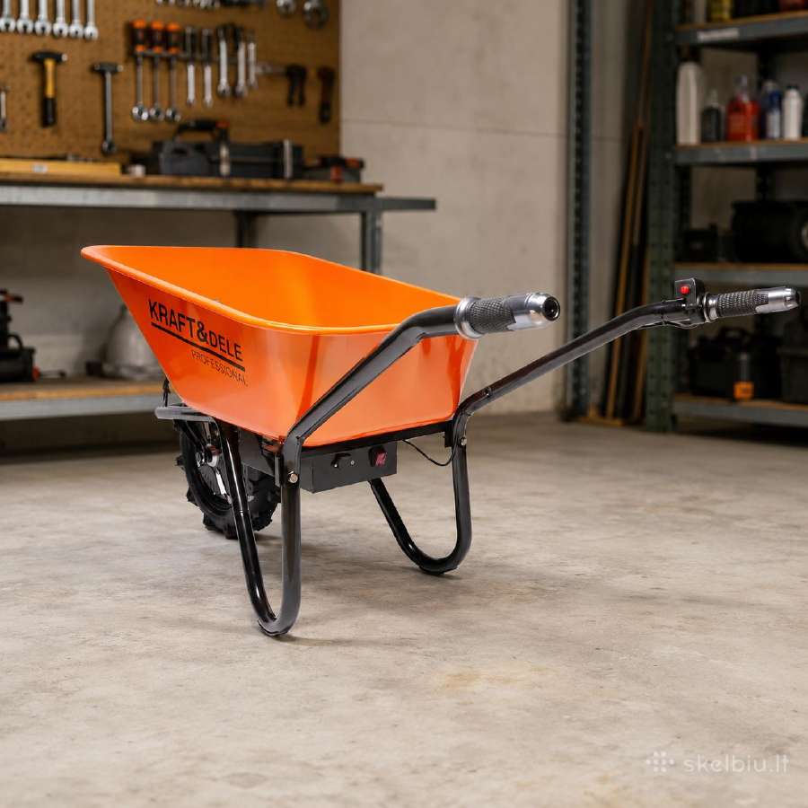 Akumuliatorinis karutis 24v 12ah 80 l, 150 kg - nuotraukos Nr. 6