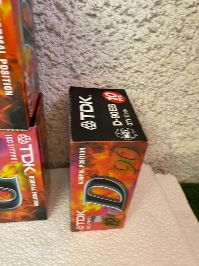 Naujos Tdk audio kasetės - nuotraukos Nr. 6