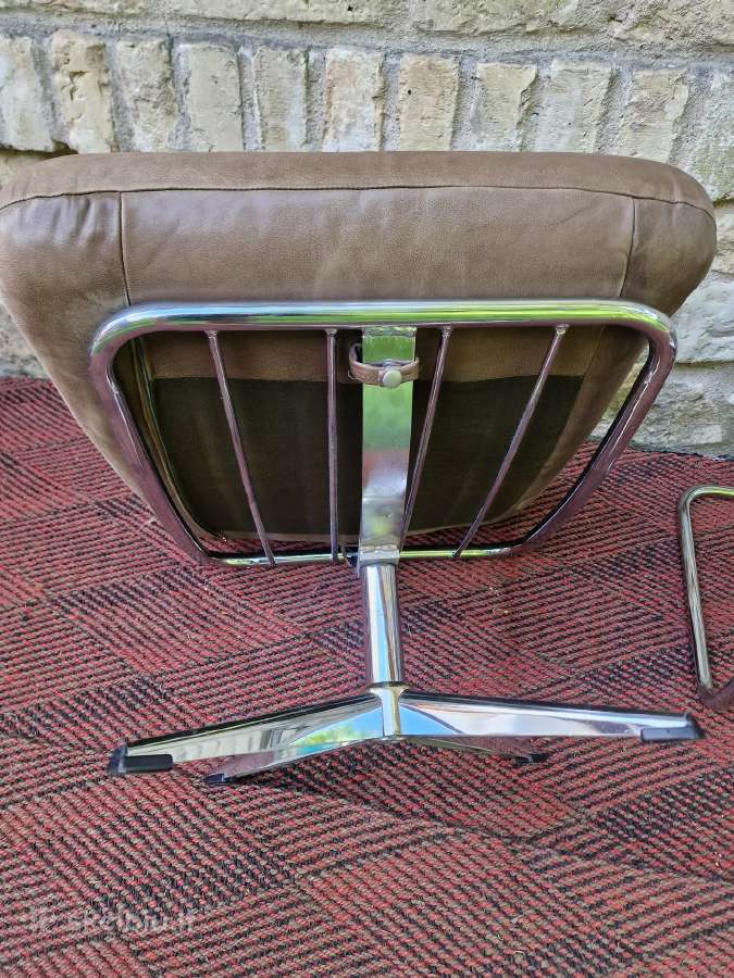 Vintažinis mid century Bauhaus st.pakojis/pufas - nuotraukos Nr. 4