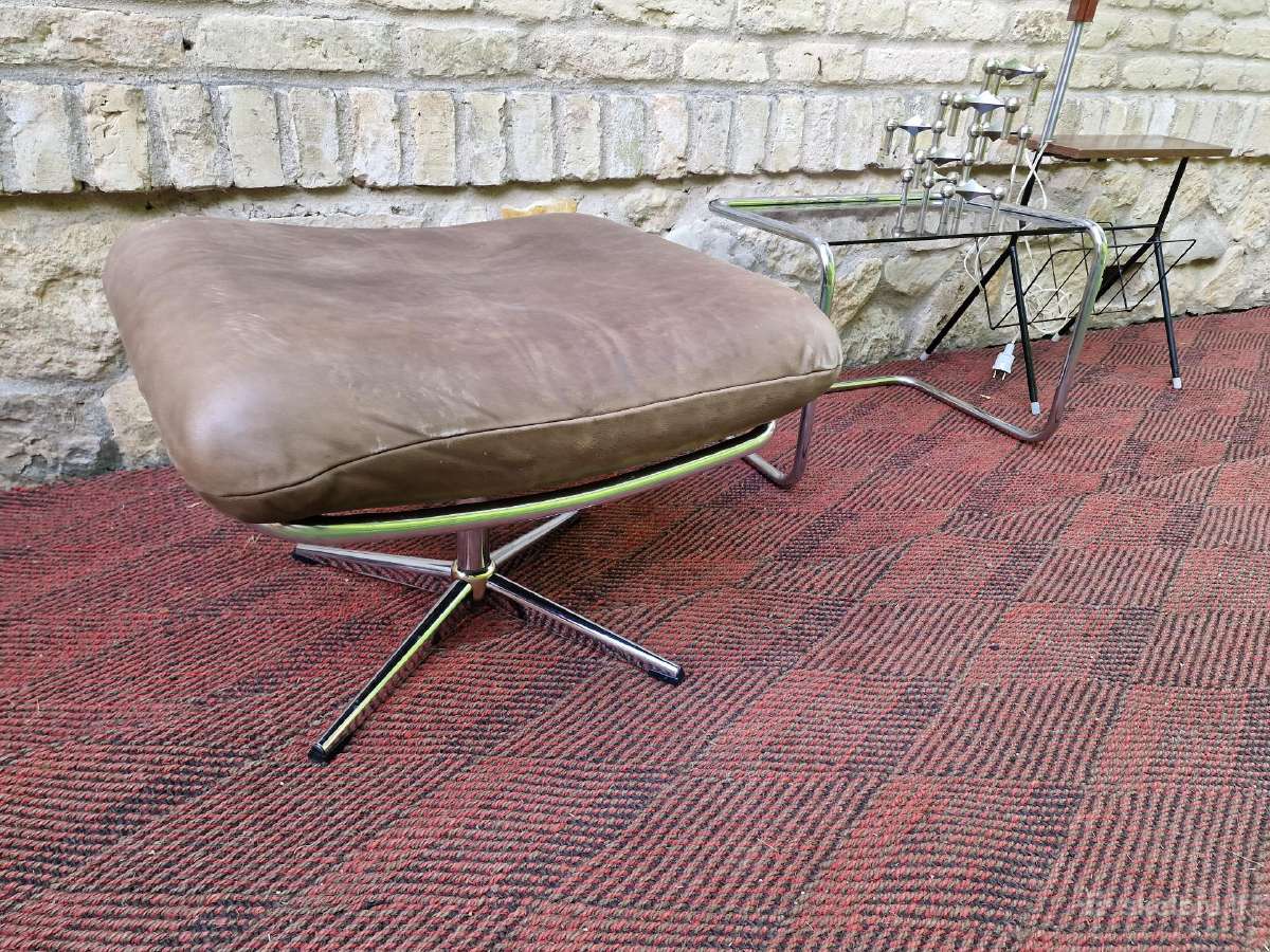 Vintažinis mid century Bauhaus st.pakojis/pufas - nuotraukos Nr. 12